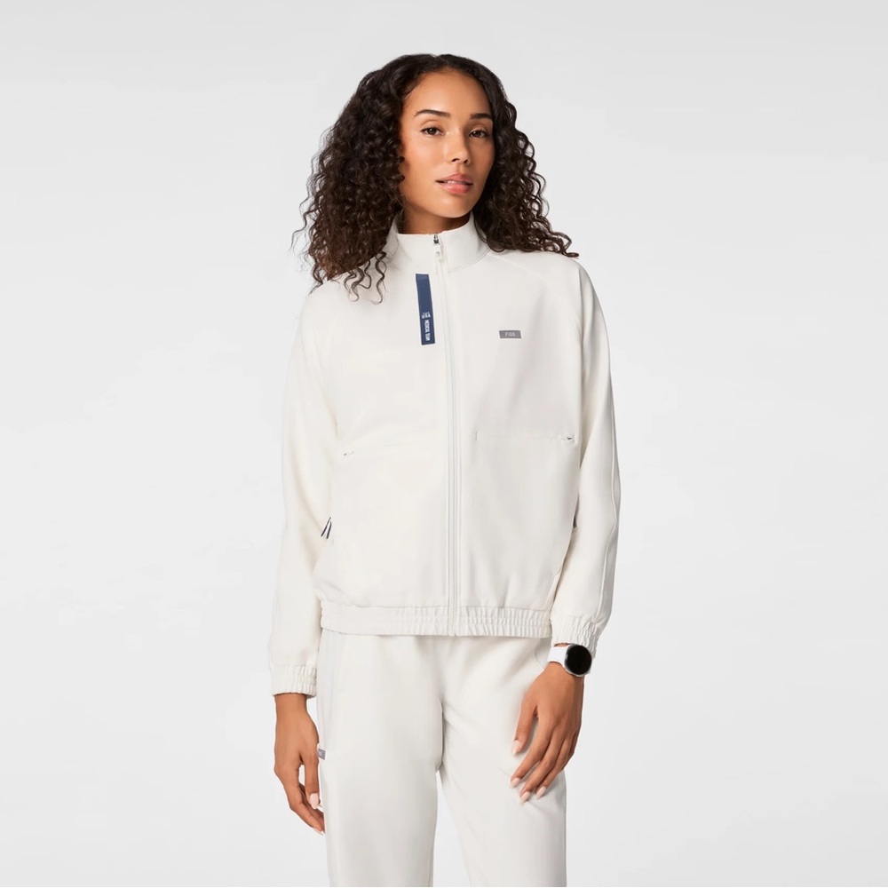 BRAND NEW Figs XS Team USA Sydney Scrub Jacket (Off White)